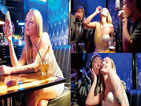 世界共通のBody Language Barでゲットした酔ってノリノリ金髪美女を乱交中出しAV出演 サンプル動画サムネイル